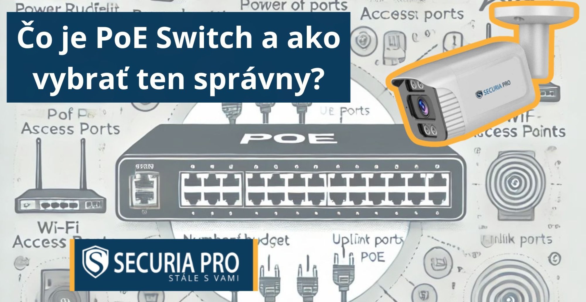 Čo je PoE Switch a ako vybrať ten správny? - SecuriaPro.sk